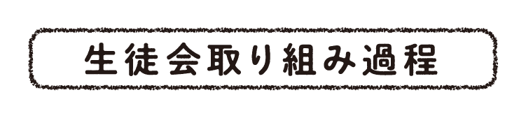 生徒会取り組み過程